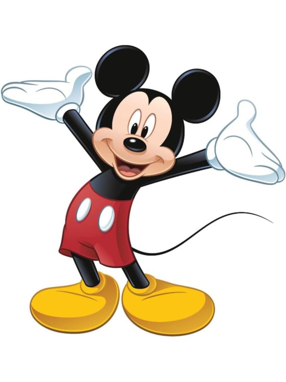 Mickey Mouse Peel & Stick Wall Decal - Fun Home Decor for Kids' Rooms